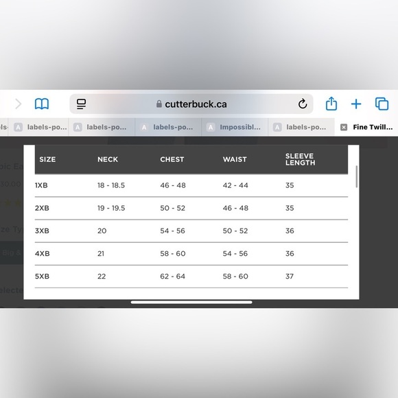 Cutter & buck plaid shirt size 3x - Picture 10 of 10